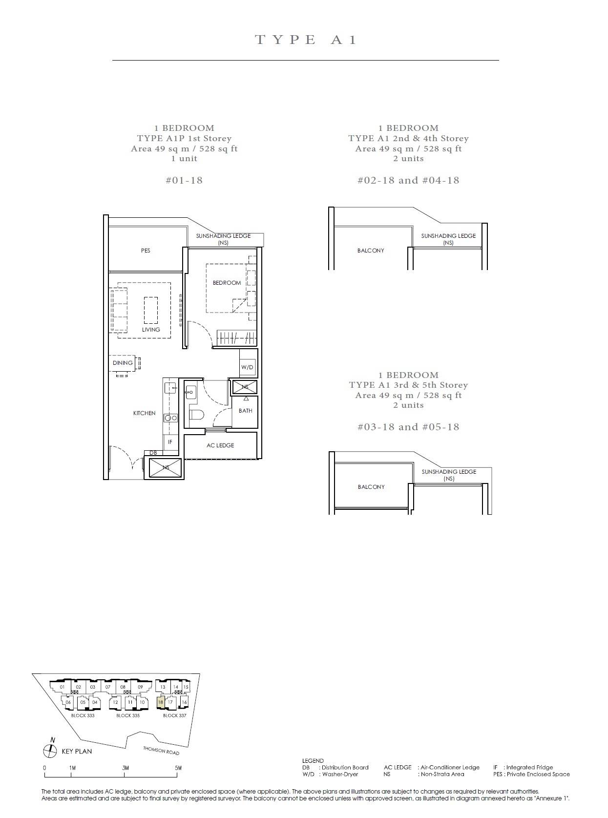 Peak Residence 1 Bedroom Floor Plan 1