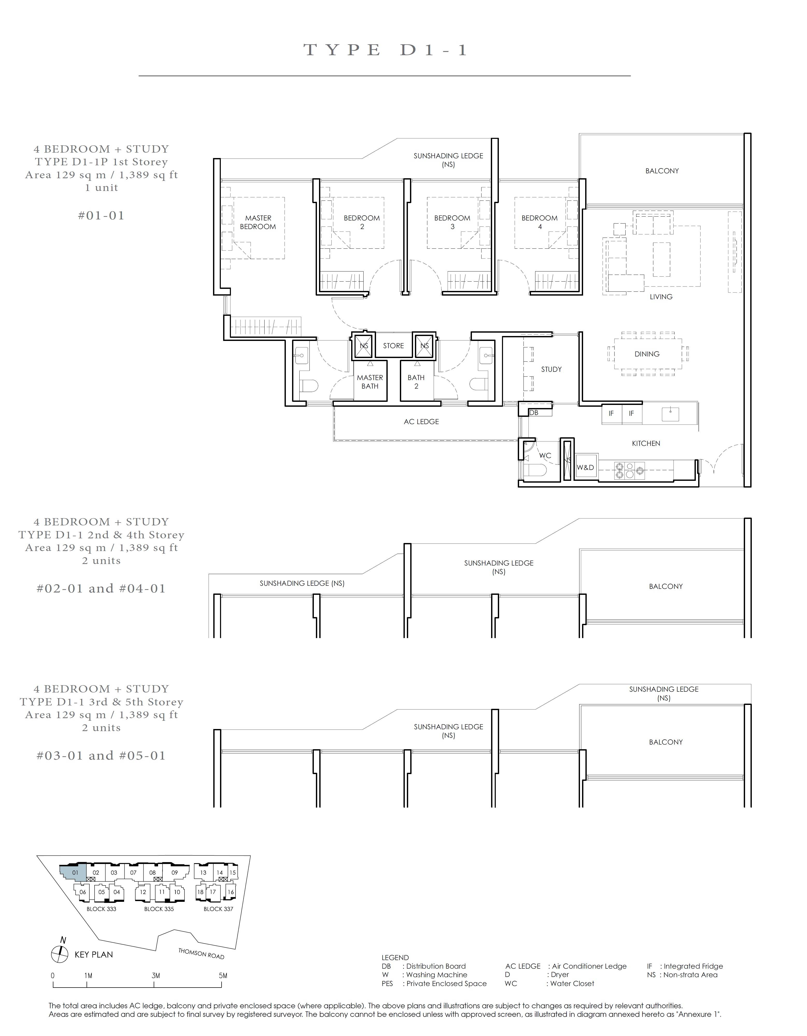 Peak Residence 1 Bedroom Floor Plan 9